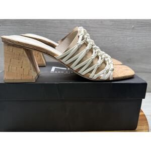 Marc Fisher LTD Heeled Mules Colica Ivory. Size 9